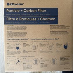 Blueair Particle And Carbon Filters (4) And Prefilters (4)