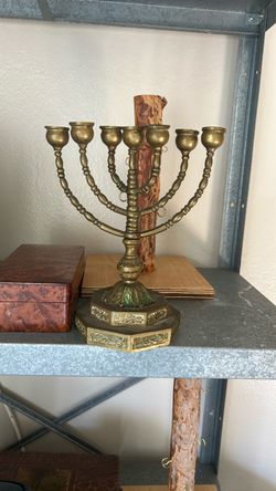 Vintage 7 branched Menorah