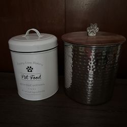 Decorative Pet Food Storage