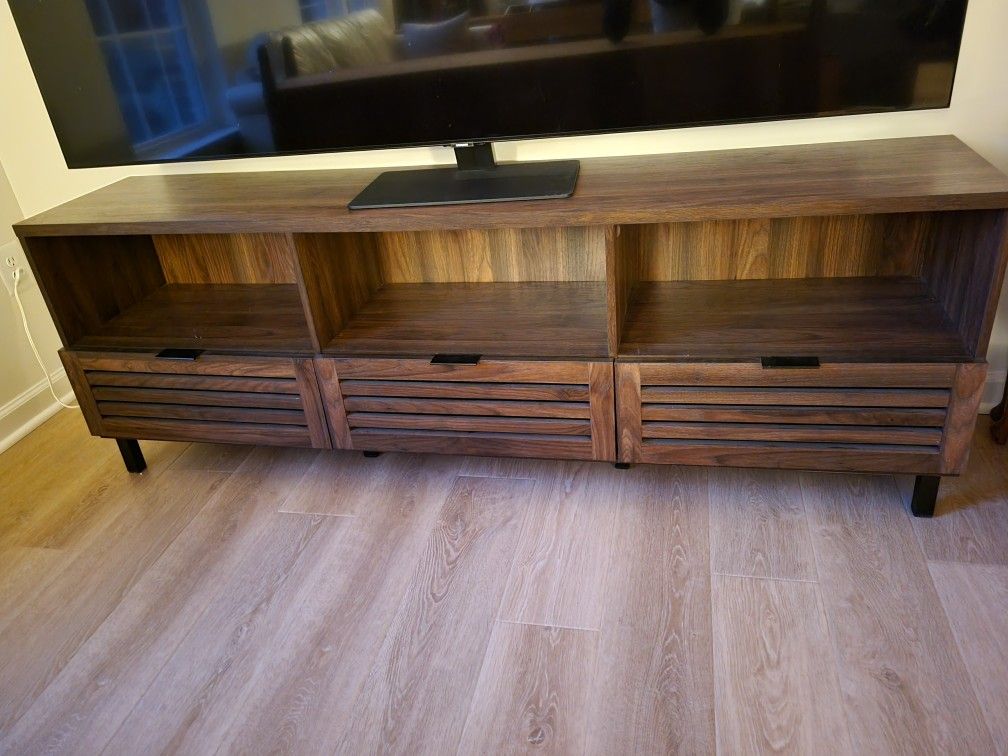 TV Stand, Midcentury Vibe