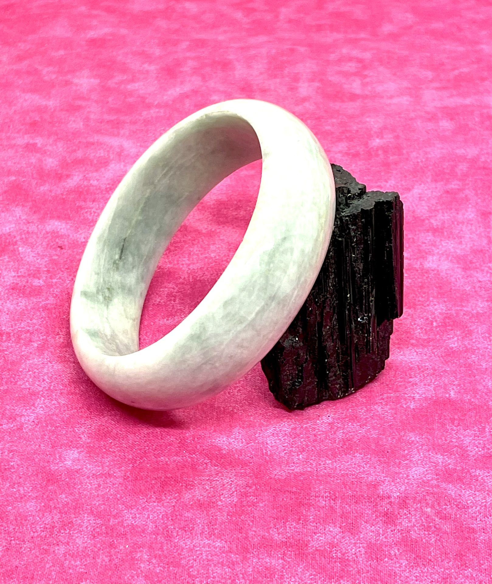 Heavy Wide Jade Bangle