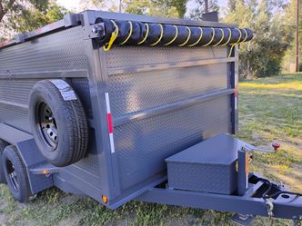 Dump trailer dompe