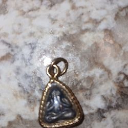 Buddha in a glass 18k gold