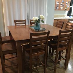 Counter Height Table With 8 Chairs 
