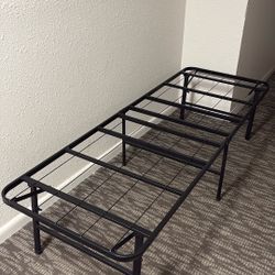 Twin Size Foldable Metal Bed frame 