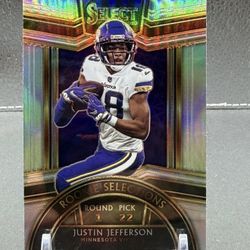 Justin Jefferson 2020 Select Rookie Selections Prizm #RS-9 RC NM