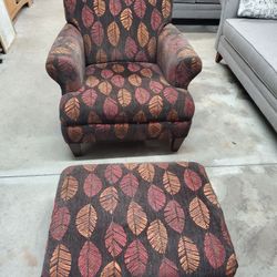 Armchair and Ottoman 