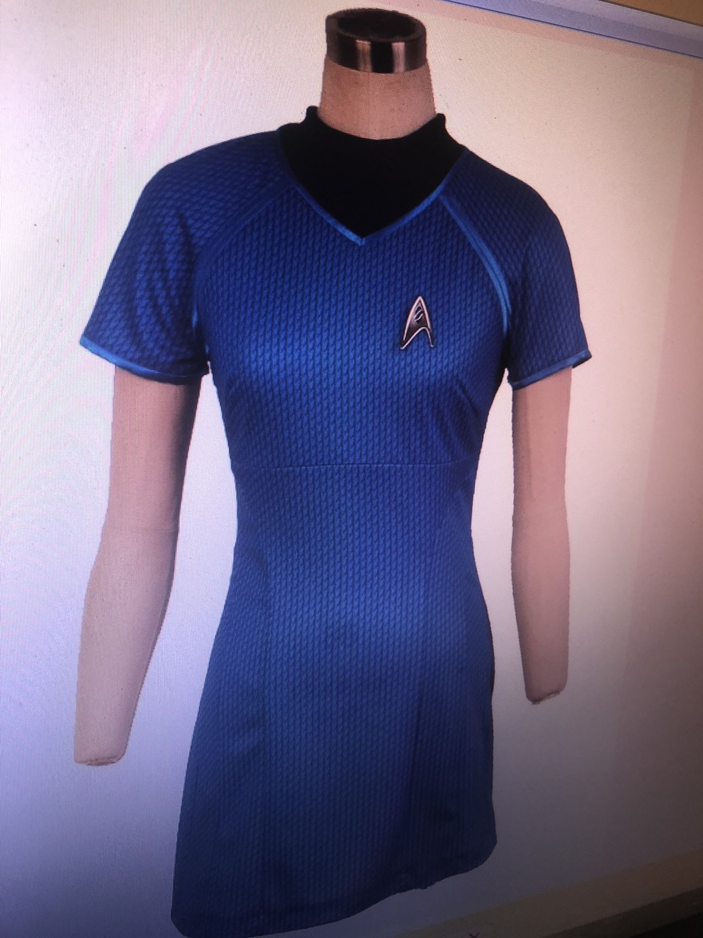 Star Trek into the darkness Marcus blue cosplay fleet dress with pin sizes  XL and XXL