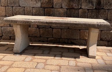 2 Concrete Garden Benches