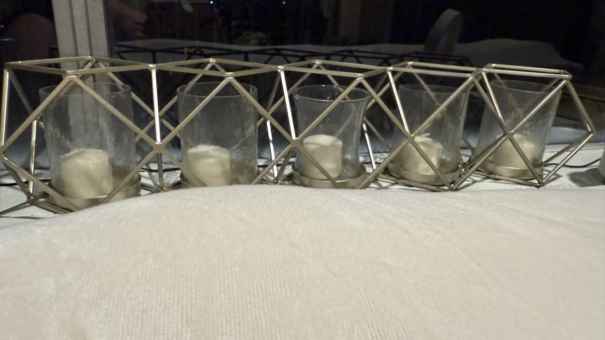 Candle centerpiece - Gold - Price Negotiable