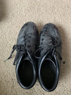 Youth cleats and shin guards