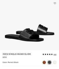 Tory Burch Ines Single-Band Slide Sandals