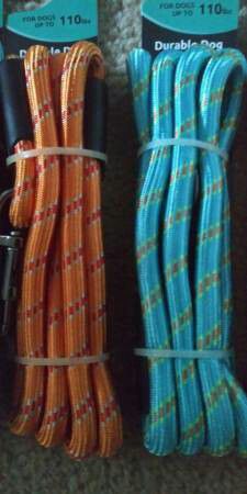 Dog Rope Leashes! Very Durable! Up to 110 lbs. NEW!