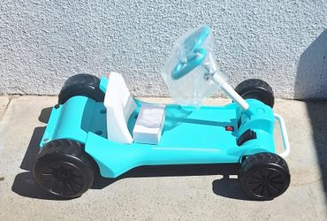 Droyd Zypster Electric Go Kart for Kids, 25V Lithium Ion Battery w/Dual 50W Brushed DC Motor Up to 3-6 Mph, Adjustable Height and Seat, Gifts for Boys