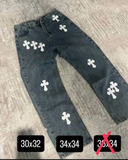 Chrome heart jeans