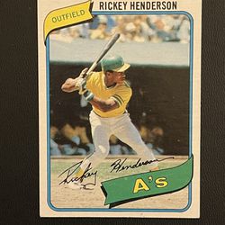 1980 Topps, Ricky Henderson Rookie Card