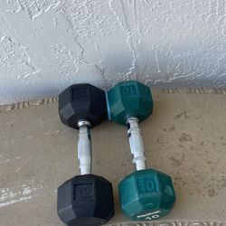 Sport weights and dumbbells . $10 each . $20 for both. West Boca 