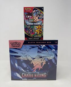 Pokemon Chaos Rising ETB Booster Bundle
