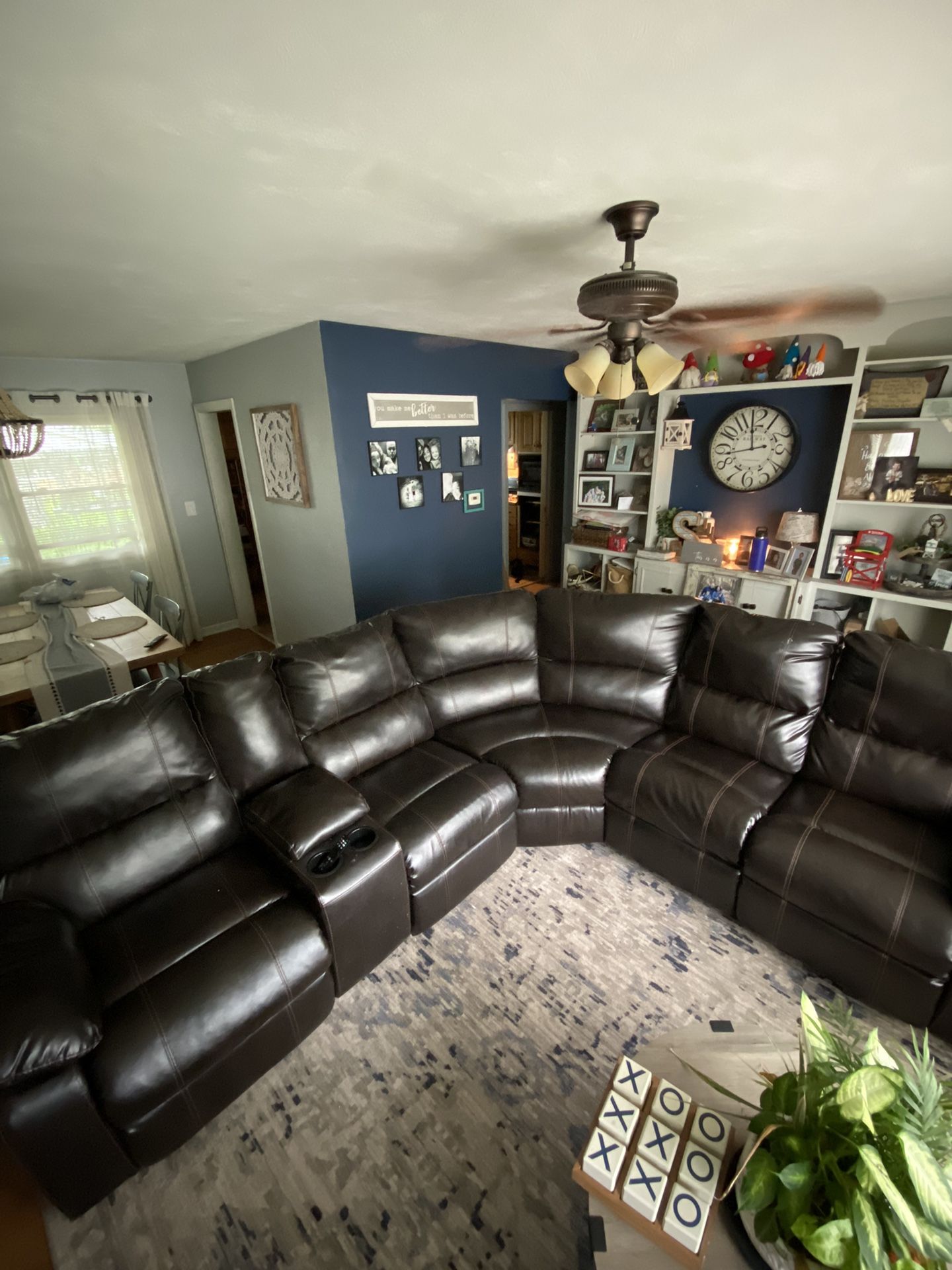 Leather Sectional 