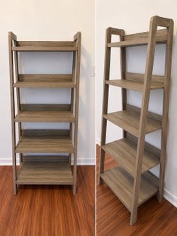Bookcase Light wood 5 tier