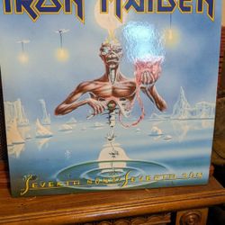 Iron Maiden (7th Son Of A 7th Son Album) +Strawberry Girls (French Ghetto) Vinyl. 