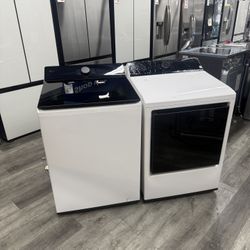 🔥LG 5.5 CUBIC FT TOP LOAD WASHER AND ELECTRIC DRYER SET🔥