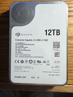 Seagate Enterprise Capacity v7 12TB ST12000NM0127 SATA 6Gb/s 3.5" 512e SED HDD