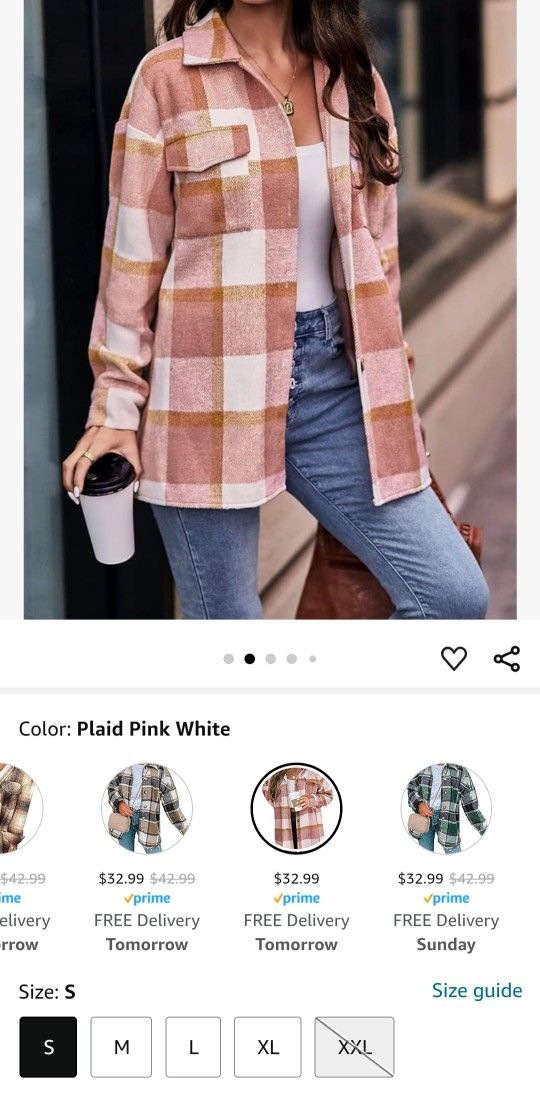 Womens Shacket Jacket 