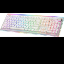 Pro Keyboard for Gaming and Work led lights Wireless & Wired, Windows Laptop PC Mac windows retro