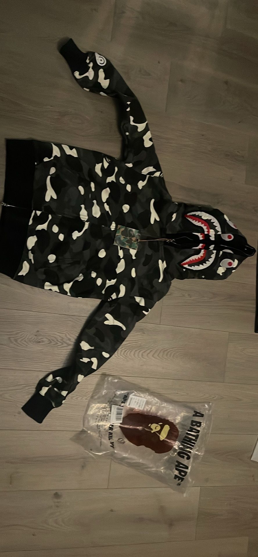 Bape Double Shark Hoodie