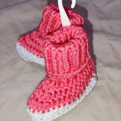 3-9 Months Crocheted Baby Booties