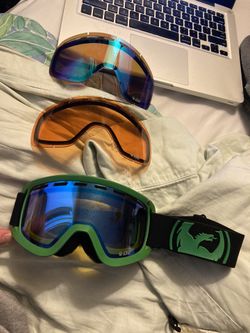Dragon Snow Goggles With/extra Lenses (2)