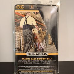 CLC Elastic Back Support Belt Size Small, Unused