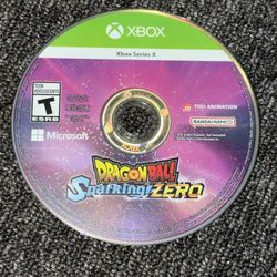 Microsoft Xbox Series X Dragon Ball Sparking Zero Complete With Case & Disc Work