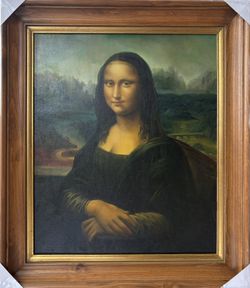 Mona Lisa Portrait Oil Painting