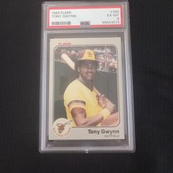 Vintage Old 1983 Tony Gwynn Graded Rookie Baseball Card Fleer #360 