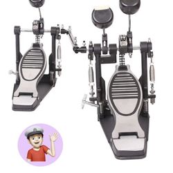 🔥 Brand New Double Bass Drum Pedals Drum Set