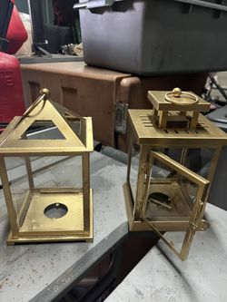 Gold Glass Lanterns