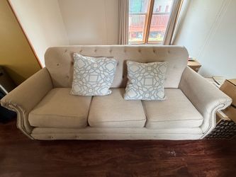 Beige couch