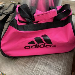 Pink Adiadas Duffle Bag 