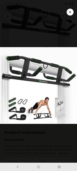 Pull up bar set