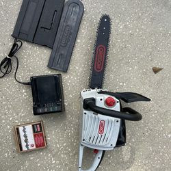 Oregon Chainsaw Battery Powered With Charger 