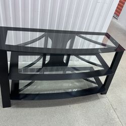 TV + Glass TV Stand Bundle