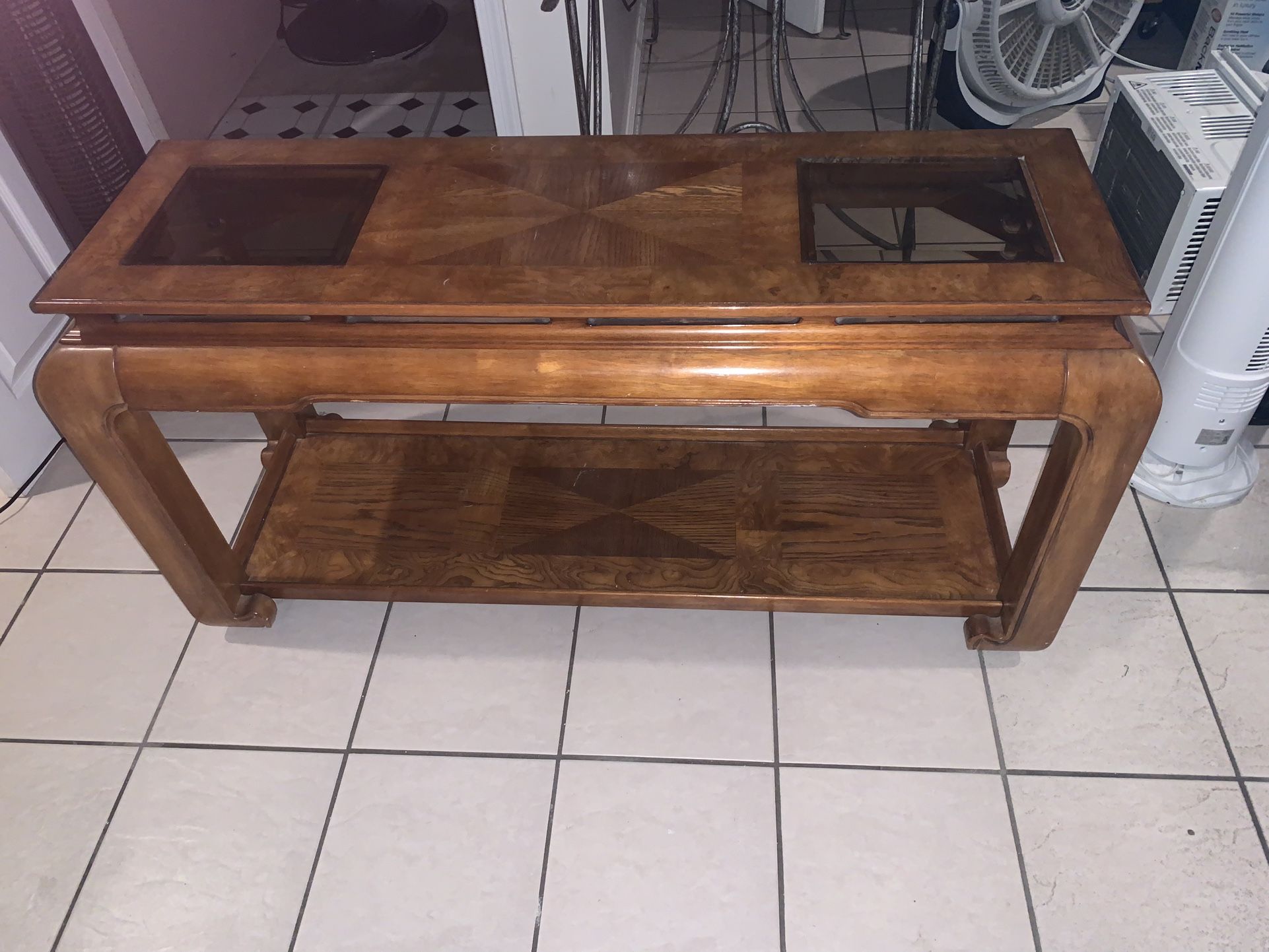 Wooden Foyer Table