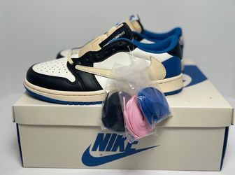 Nike Jordan 1 Og Travis Scott Low “Fragment” Size 9 10 11 12 Available