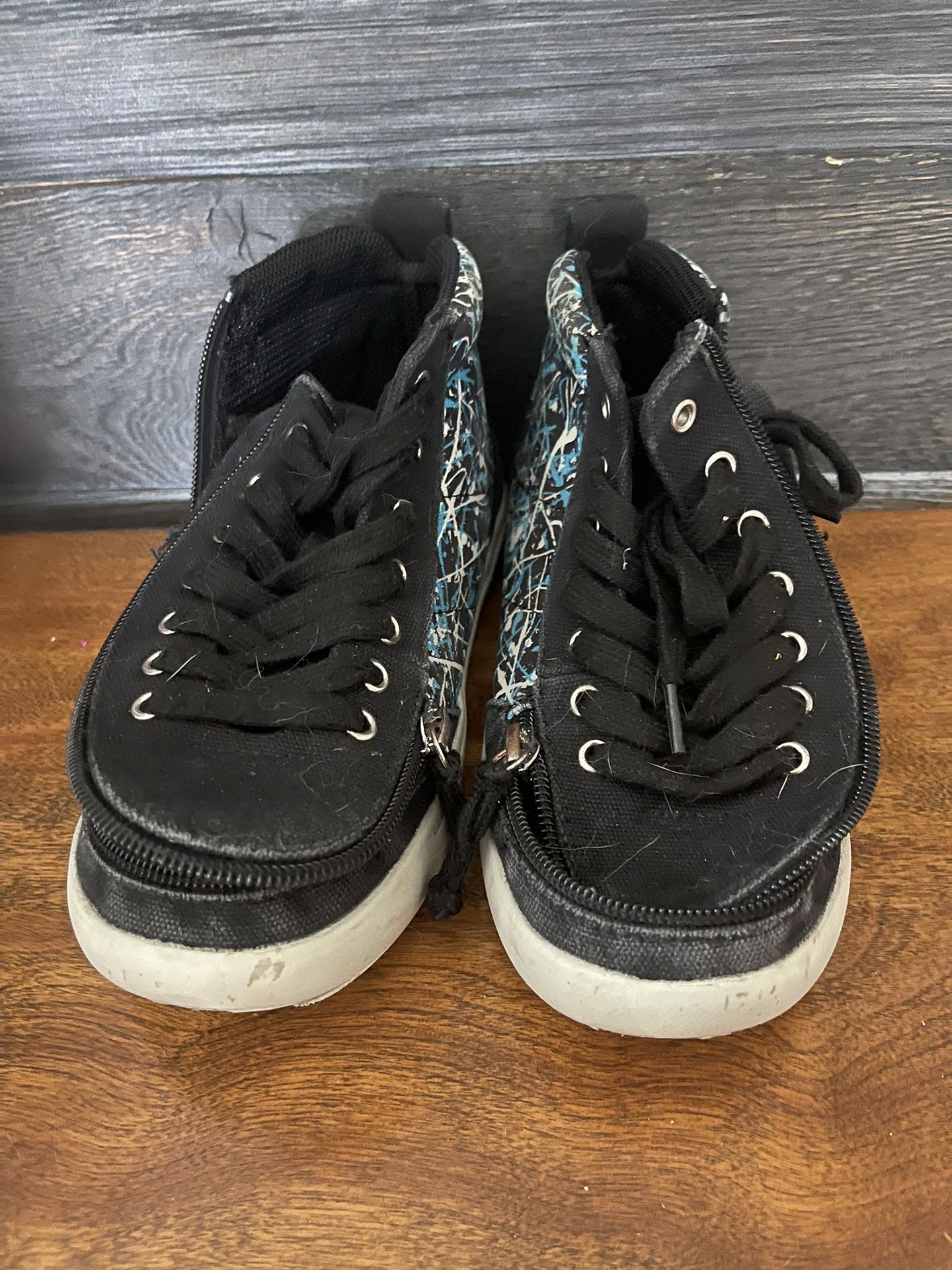 Billy Adaptive High Top Shoes Little Kids Size 2 Wide
