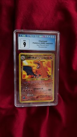 Vintage Charizard CGC 9 2000 Japanese Neo Premium File 2 Reverse Holo