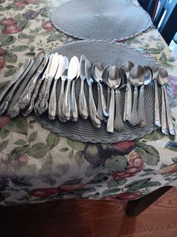 Butter knives and soup spoons