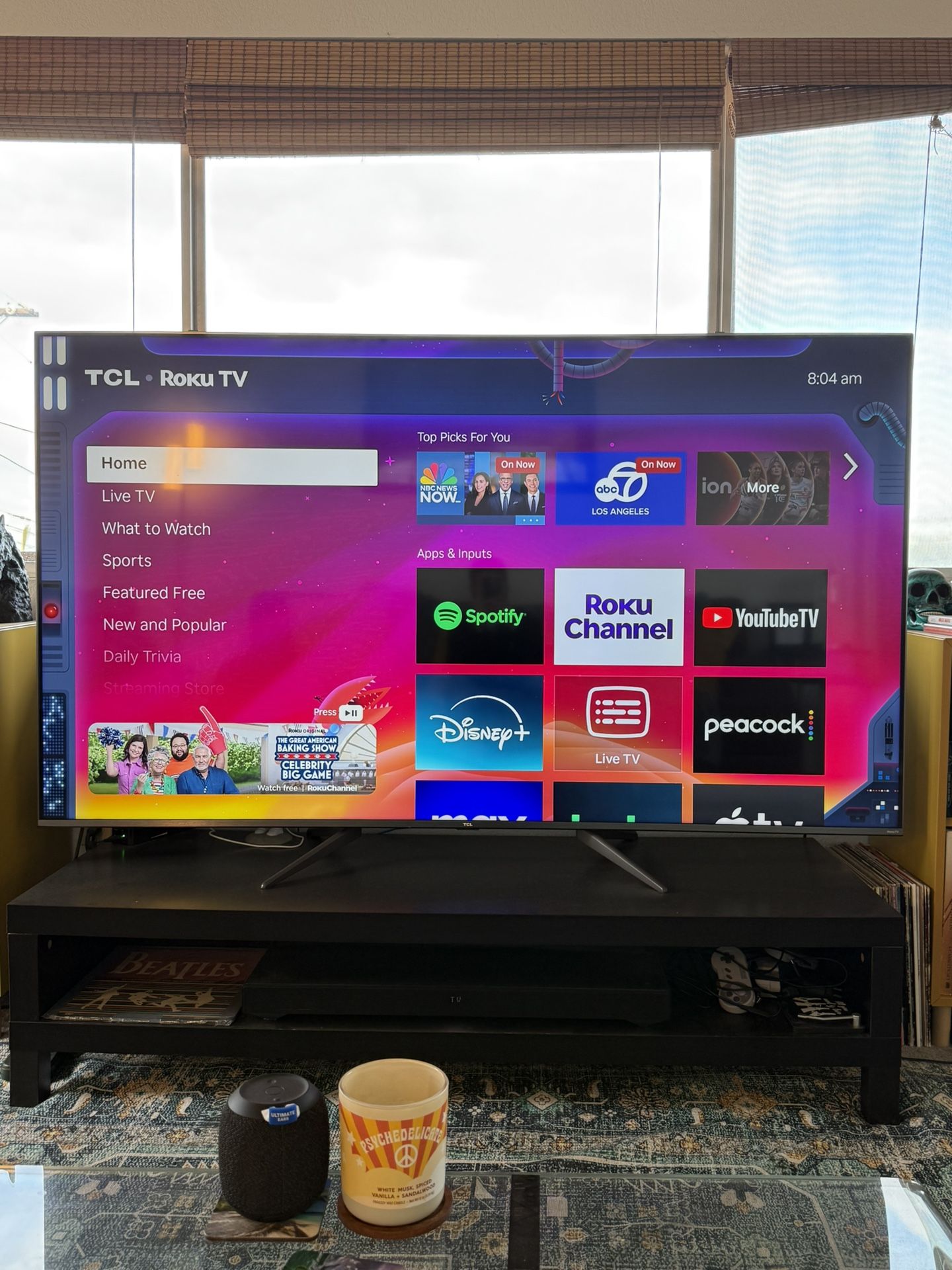 TCL 75” 5-Series 4K UHD Dolby Vision HDR QLED Roku Smart TV