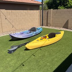 2 Kayaks For $50 